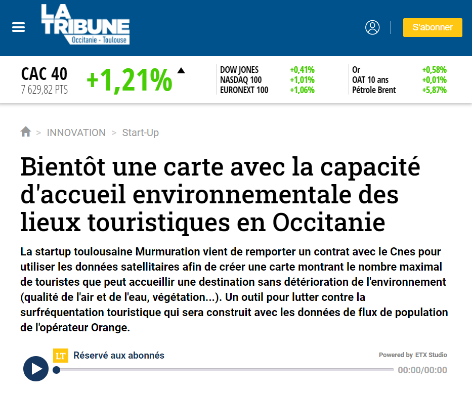 Pronto, un mapa con la capacidad de acogida ambiental de los sitios turísticos en Occitania