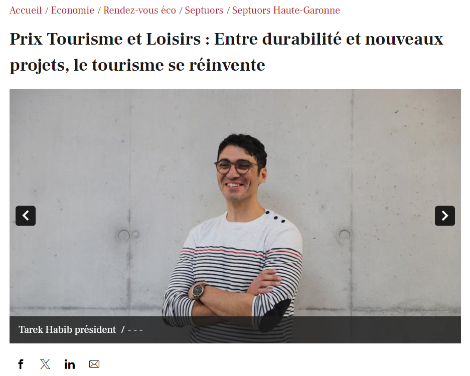 Prix Tourisme et Loisirs : Entre durabilité et nouveaux projets, le tourisme se réinvente