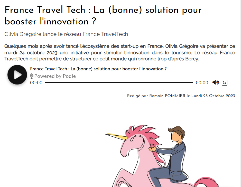 France Travel Tech : La (bonne) solution pour booster l'innovation ?