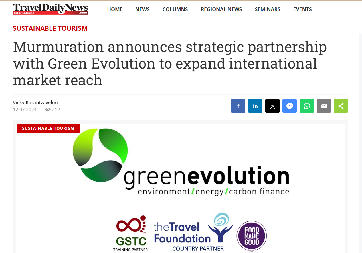 Murmuration anuncia una asociación estratégica con Green Evolution para ampliar el alcance del mercado internacional